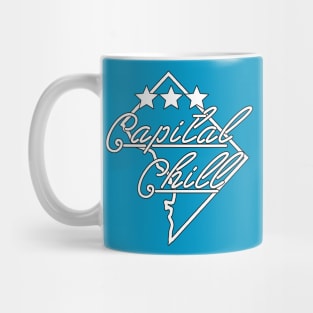 CAPITAL CHILL INVERSE B&W LOGO Mug